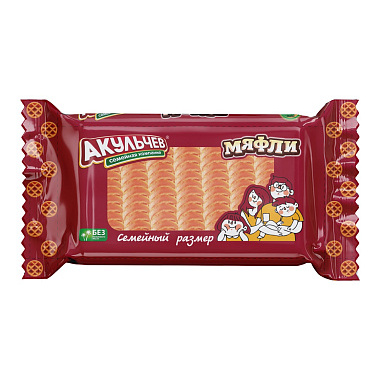 Вафли мягкие Мяфли Акульчев 620г