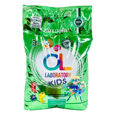 Стиральный порошок  OL Laboratory KIDS без фосфатов 3кг