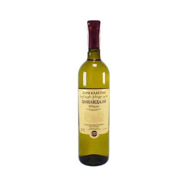 Вино Цининдали белое сухое Грузия 11-12% 0,75л