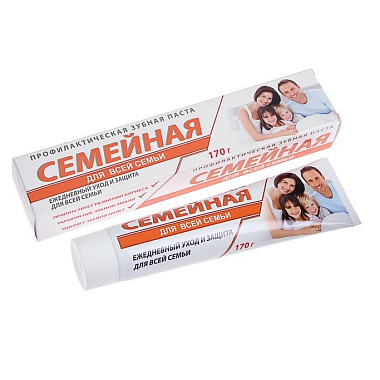 Зубная паста Семейная 170г