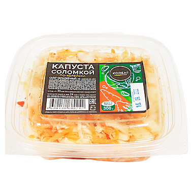 Капуста Koreni соломкой по-корейски 300г