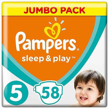 Подгузники Pampers Sleep&Play 5 11-16кг 58шт