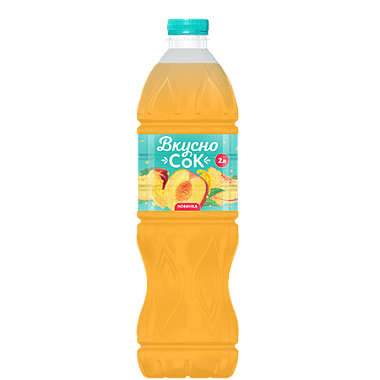 Напиток сокосодержащий ВкусноСок 2л персиковый