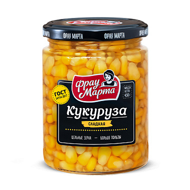 Кукуруза Фрау Марта сахарная 450г