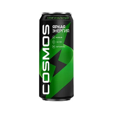 Напиток тонизирующий газированный COSMOS Яркая Энергия Оригинальный 0,45л