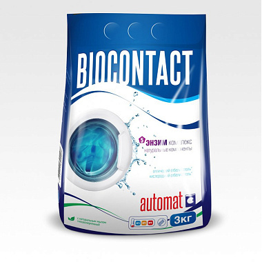 Стиральный порошок Biocontact 3 кг автомат универсал