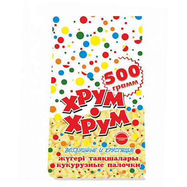 Кукурузные палочки Хрум Хрум 500г сладкие