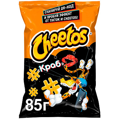 Снеки кукурузные Cheetos 85г Краб