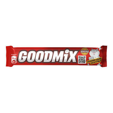 Батончик шоколадный Goodmix с хрустящей вафлей 29г