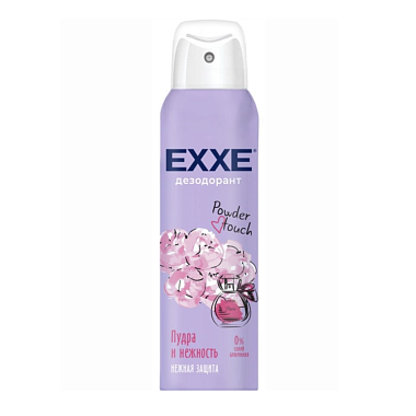 Дезодорант женский Exxe Powder Touch 150мл Пудра и нежность