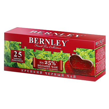Чай черный Bernley Индийский крепкий 25*2,5г