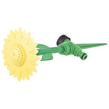 Разбрызгиватель в форме цветка на пике