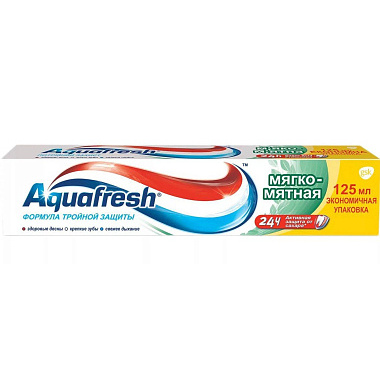Зубная паста Aquafresh мягко- мятная 125 мл