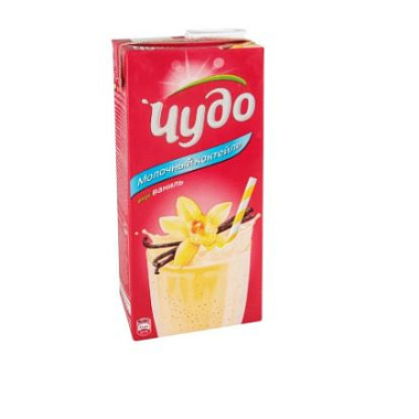 БЗМЖ Молочный коктель Чудо 2-3% банан-карамель/ваниль/клубника/шоколад в ассортименте 200мл