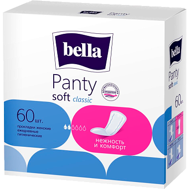 Прокладки ежедневные Bella Panty 60шт классик