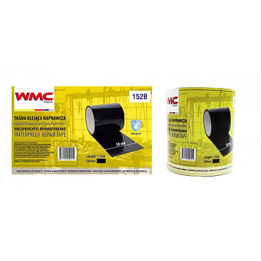 Лента ремонтная WMC Tools 152B 10см x 1,52м ПВХ водонепроницаемая
