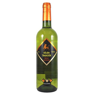 Вино Solida Tradicion белое полусладкое 12% 0,75л Испания