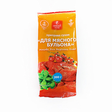 Приправа Пряный дом Для мясного бульона 200г сухая