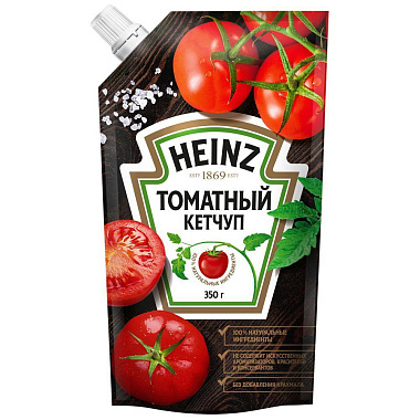 Кетчуп Heinz Томатный дюй пак 450г