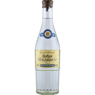 Водка Добра Шклянка 40% 0,5л родниковая