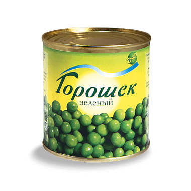 Горошек зелёный консервированный Гагаринский 400г
