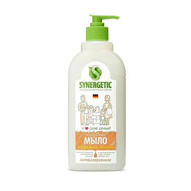 Мыло жидкое Synergetic 0,5л Миндальное молочко