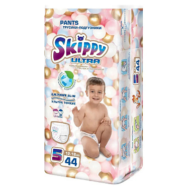 Подгузники-трусики Skippy Ultra 5 (12-18 кг) 44шт