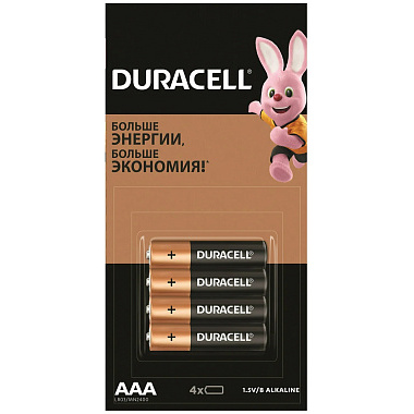 Батарейки Дюраселл AAA LR03 Basic 4шт