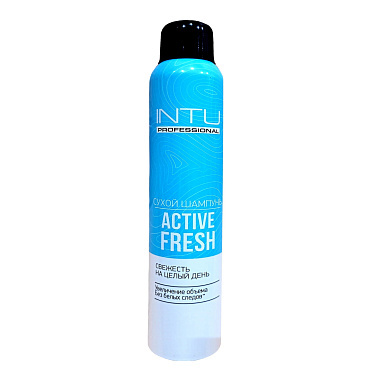 Шампунь сухой для волос INTU Professional Active Fresh 200мл