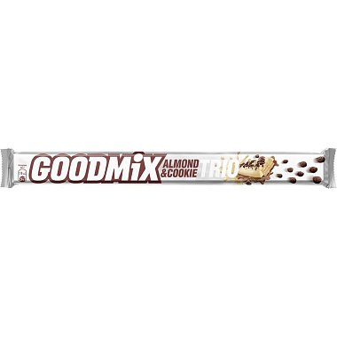 Батончик Goodmix 67,5г миндаль-печенье-хрустящая вафля-декор