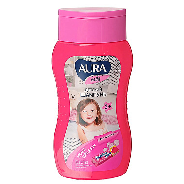 Детский шампунь Aura Baby 3+ 200мл для девочек/для мальчиков