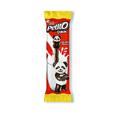 Палочка из молочного шоколада Petito Панда 15г