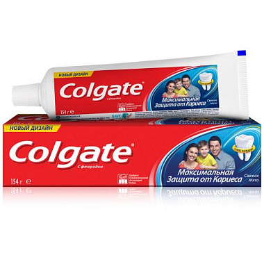 Зубная паста Colgate  максимальная защита от кариеса свежая мята 100мл