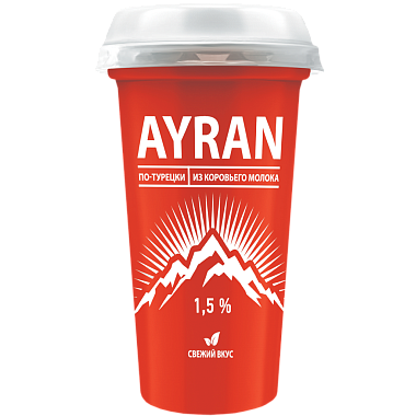 Кисломолочный напиток Айран по-турецки 1,5% 220г
