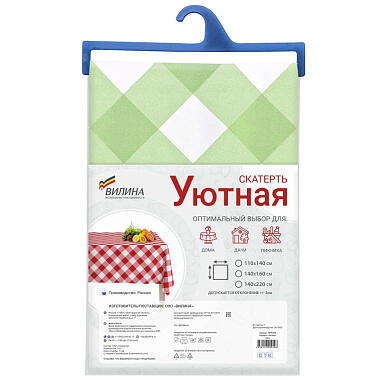 Скатерть Уютная 140x220см МИКС