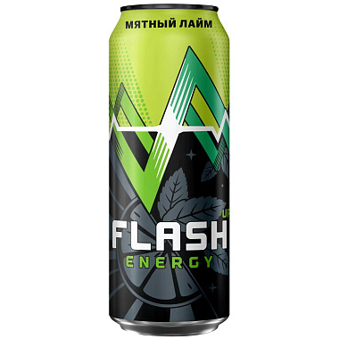 Напиток энергетический Flash Up Energy Мятный Лайм 450мл