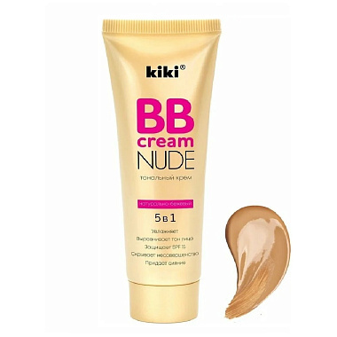 Тональный крем BB Kiki Nude тон 02 натурально-бежевый