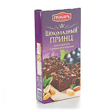 Вафельный торт Шоколадный принц 260г
