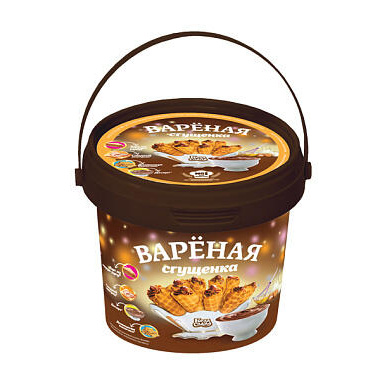 Сгущенка вареная Мягкая карамель БЗМЖ 400г