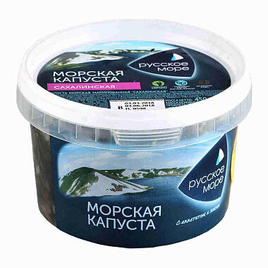Морская капуста Русское море Сахалинская маринованная 450г