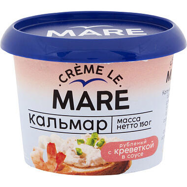 Кальмар рубленый Creme Le Mare 150г с креветкой
