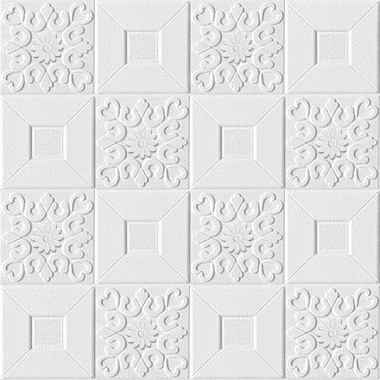 Самоклеящаяся стеновая 3D панель Квадратики/Кирпичики 500х70х0,5см 20шт в упаковке