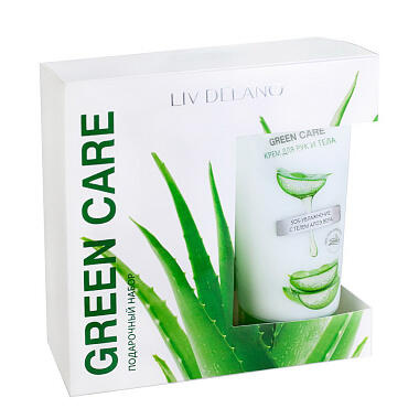Подарочный набор Liv Delano Green Care Крем для рук и тела 150г + Крем для ног 150г