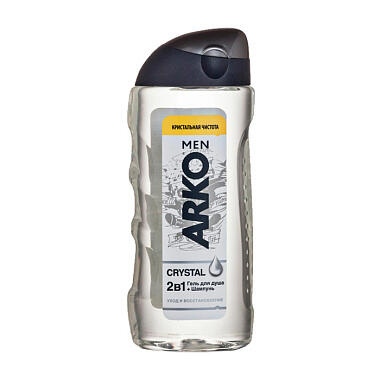 Шампунь и гель для душа ARKO Men Crystal Кристал 260 мл