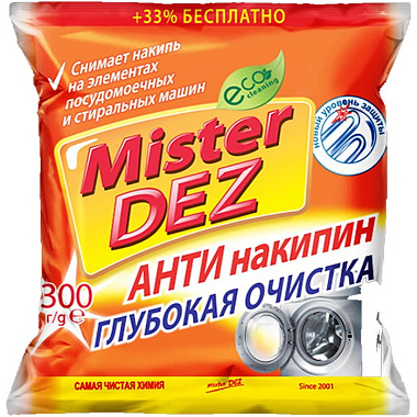 Антинакипин Mister Dez Eco-Cleaning глубокая очистка 300г
