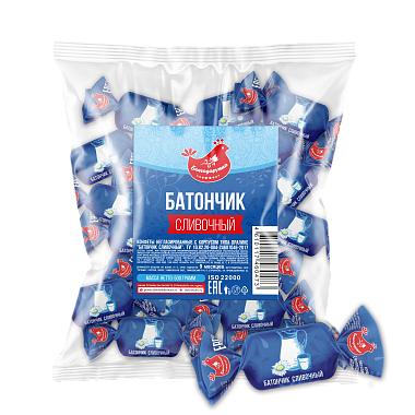 Конфеты Благодарушка 500г Батончик Сливочный/Батончик с какао