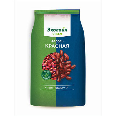 Крупа Фасоль красная Эколайн Грин 700г