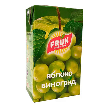Напиток сокосодержащий Frux 1л Яблоко-виноград