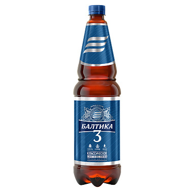 Пиво Балтика классическое  №3 4,8% 1,3л