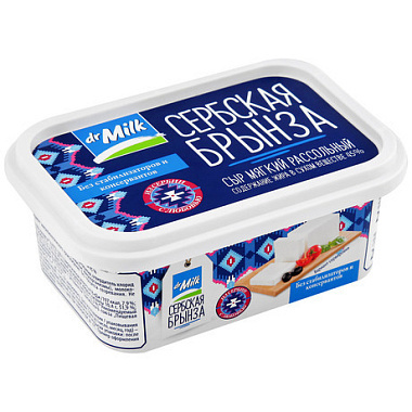 БЗМЖ Сыр Dr Milk Сербская брынза в рассоле 450г